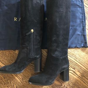 (Never Worn) Ralph Lauren Allana Suede Calf Boot